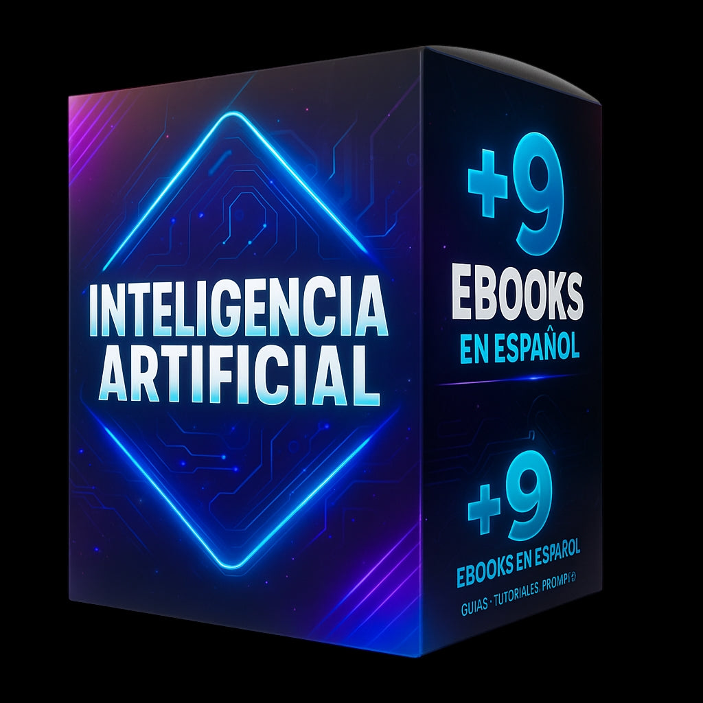 Pack Premium de Inteligencia Artificial – 9 Ebooks en Español