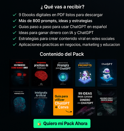 Pack Premium de Inteligencia Artificial – 9 Ebooks en Español